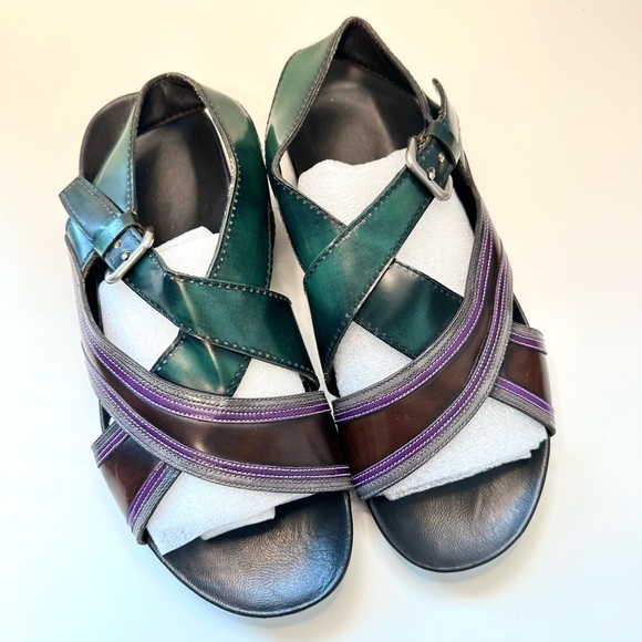 Prada Leather Sandals – Made in Italy EU 38 - Picture 2 of 10